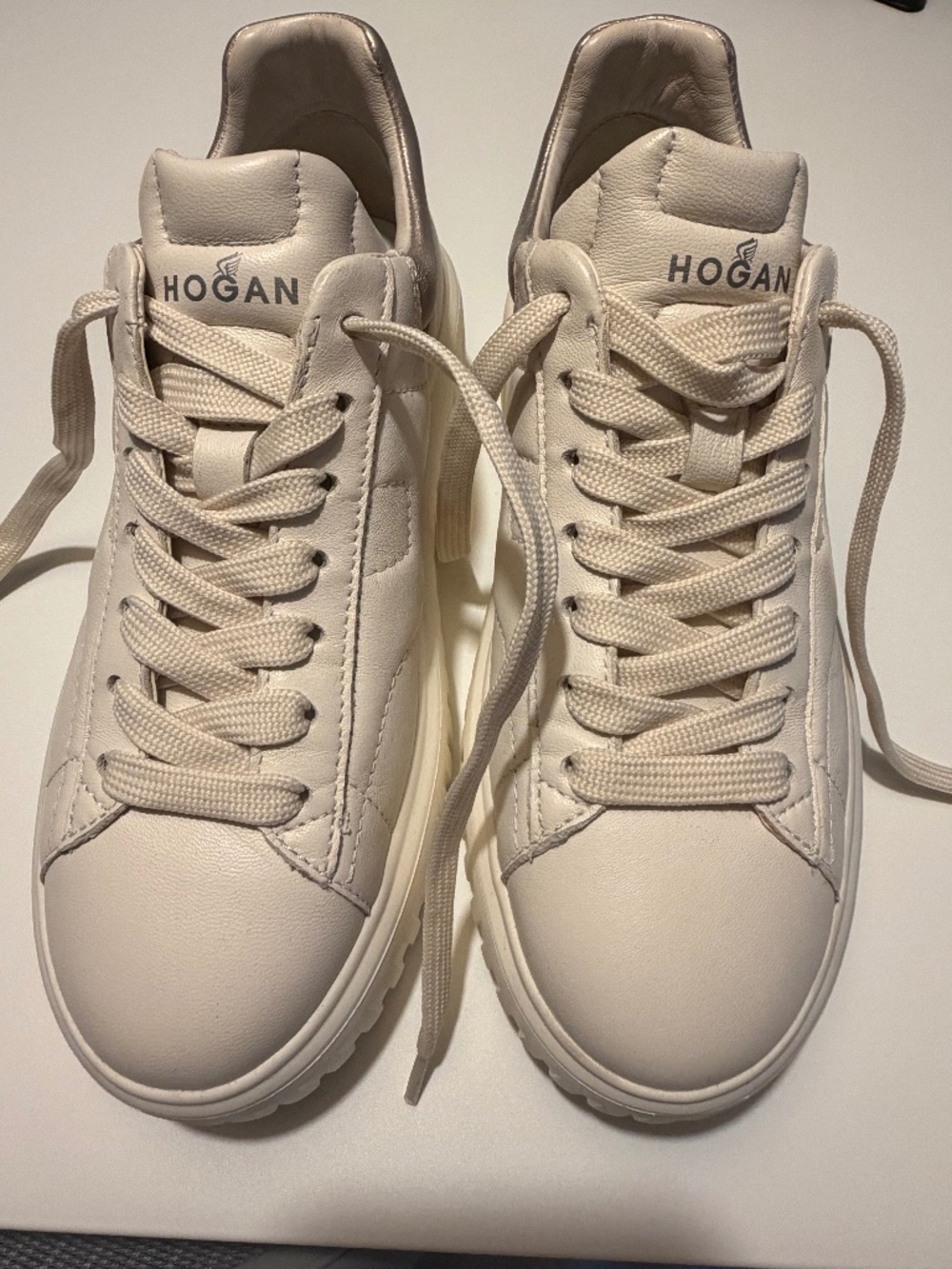 Hogan H-Sneakers (Off-white, size 36)